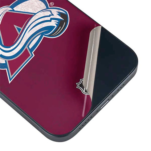 NHL Colorado Avalanche Distressed iPhone 15 Skin