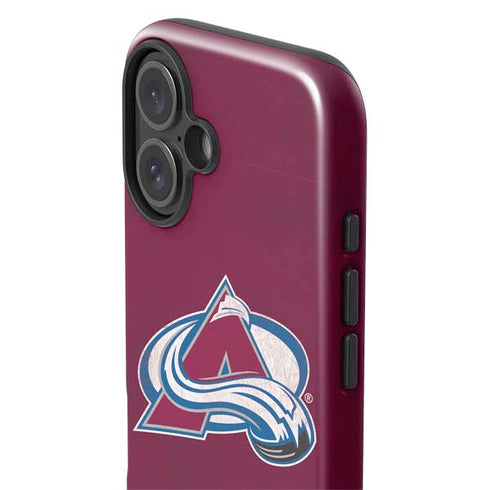 NHL Colorado Avalanche Distressed iPhone 16 Impact Case
