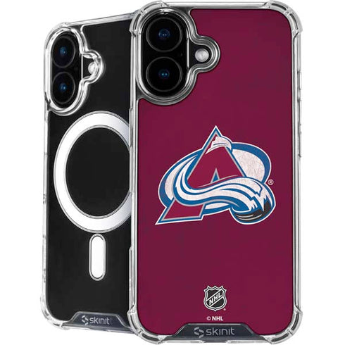 NHL Colorado Avalanche Distressed iPhone 16 MagSafe Case