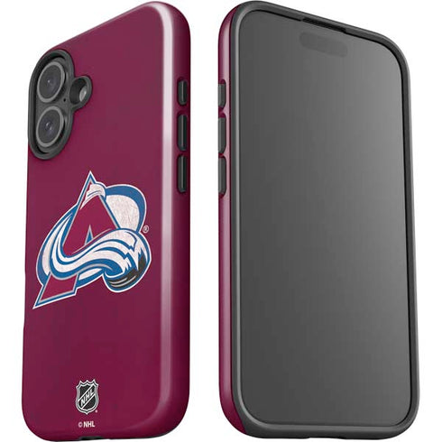 NHL Colorado Avalanche Distressed iPhone 16 Plus Impact Case
