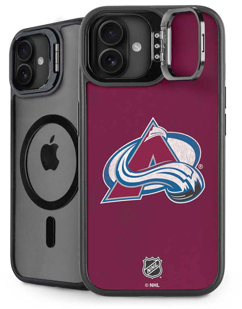 NHL Colorado Avalanche Distressed iPhone 16 Plus Kickstand Case