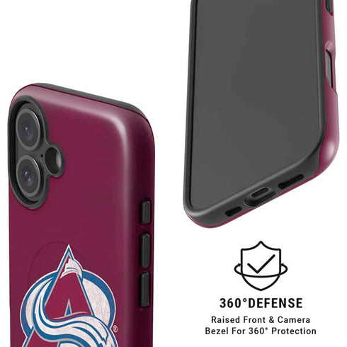 NHL Colorado Avalanche Distressed iPhone 16 Plus Magsafe Impact Case