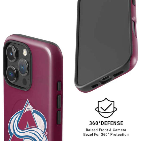 NHL Colorado Avalanche Distressed iPhone 16 Pro Magsafe Impact Case