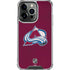 NHL Colorado Avalanche Distressed iPhone 16 Pro Max Clear Case
