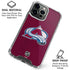 NHL Colorado Avalanche Distressed iPhone 16 Pro Max Clear Case