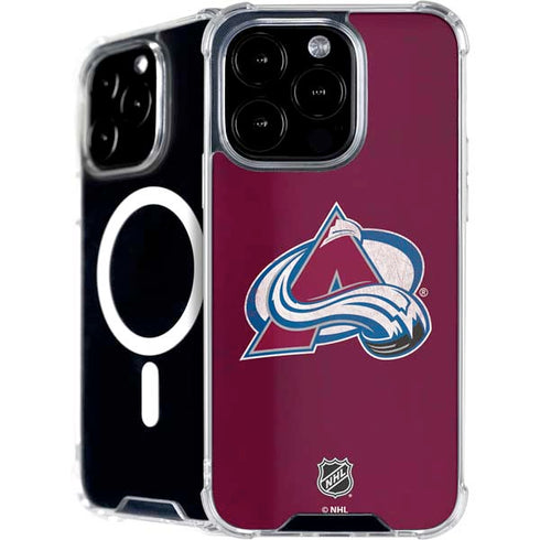 NHL Colorado Avalanche Distressed iPhone 16 Pro Max MagSafe Case