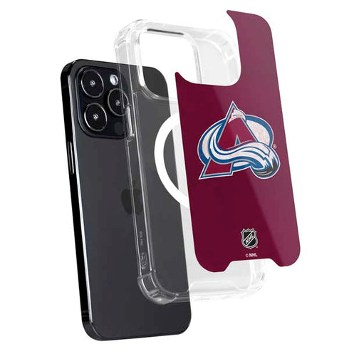 NHL Colorado Avalanche Distressed iPhone 16 Pro Max MagSafe Case
