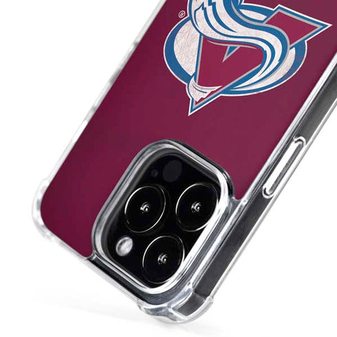 NHL Colorado Avalanche Distressed iPhone 16 Pro Max MagSafe Case