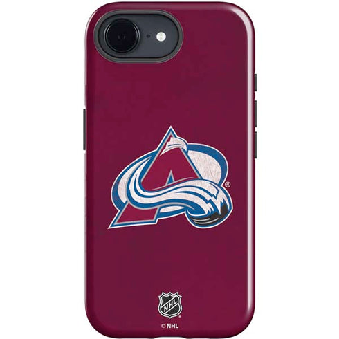 NHL Colorado Avalanche Distressed iPhone 16e Impact Case