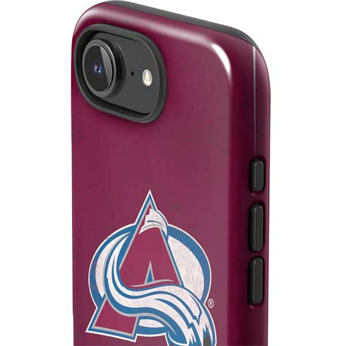 NHL Colorado Avalanche Distressed iPhone 16e Impact Case