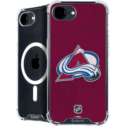 NHL Colorado Avalanche Distressed iPhone 16e MagSafe Case