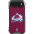 NHL Colorado Avalanche Distressed iPhone 17 Air Clear Case