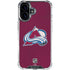 NHL Colorado Avalanche Distressed iPhone 17 Clear Case