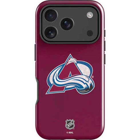 NHL Colorado Avalanche Distressed iPhone 17 Pro Impact Case