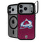 NHL Colorado Avalanche Distressed iPhone 17 Pro Max Kickstand Case