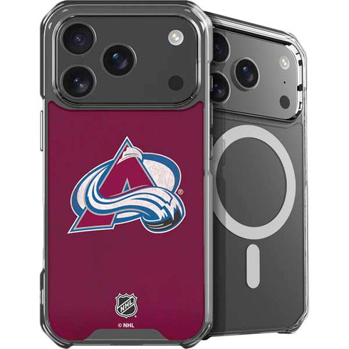 NHL Colorado Avalanche Distressed iPhone 17 Pro Max MagSafe Case