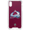 NHL Colorado Avalanche Distressed iPhone XS Clear Case