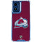 NHL Colorado Avalanche Distressed Moto G 5G (2024) Clear Case