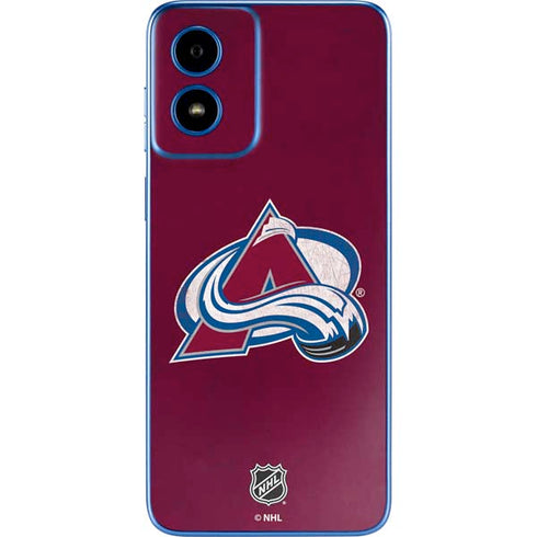 NHL Colorado Avalanche Distressed Moto G Play 4G (2024) Skin