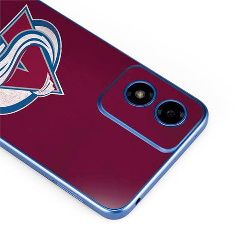 NHL Colorado Avalanche Distressed Moto G Play 4G (2024) Skin