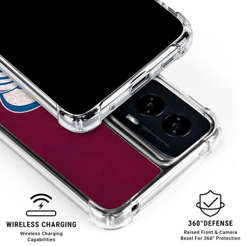 NHL Colorado Avalanche Distressed Moto G Power 5G (2024) Clear Case