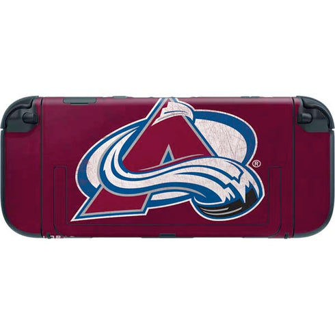 NHL Colorado Avalanche Distressed Nintendo Switch 2 (2025) with Joy-Con Skin