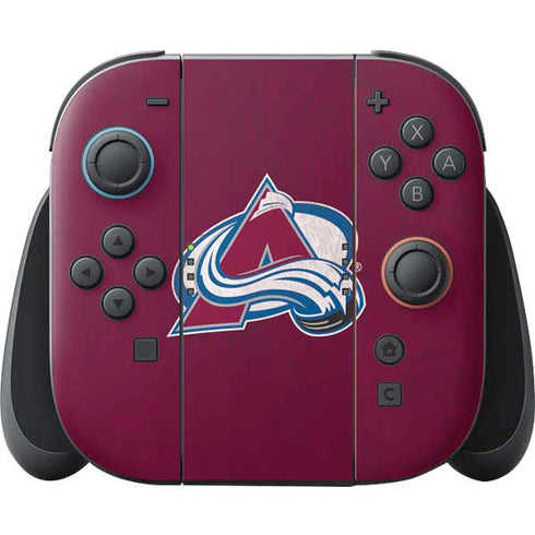 NHL Colorado Avalanche Distressed Nintendo Skins