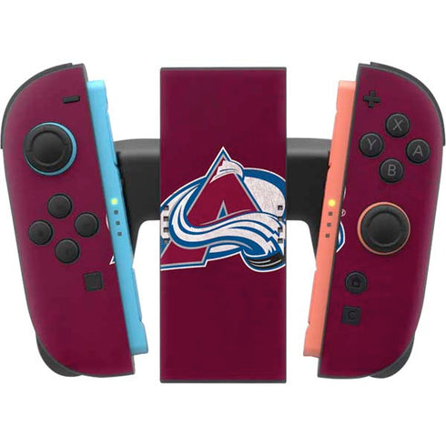 NHL Colorado Avalanche Distressed Nintendo Switch 2 (2025) Joy-Con Controller Skin