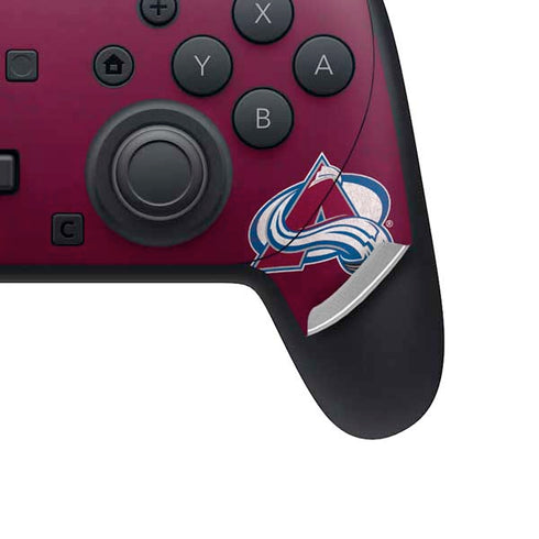 NHL Colorado Avalanche Distressed Nintendo Switch 2 (2025) Pro Controller Skin