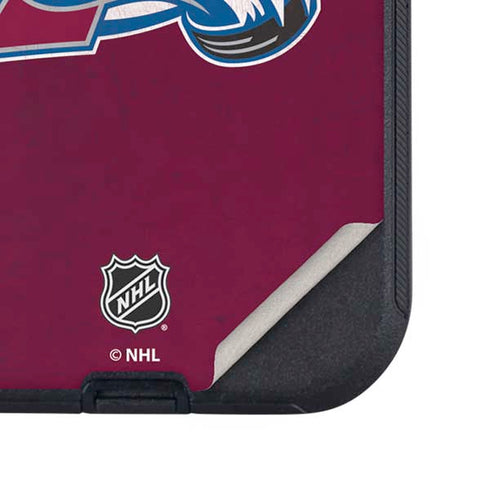 NHL Colorado Avalanche Distressed Otterbox Defender iPhone Skin