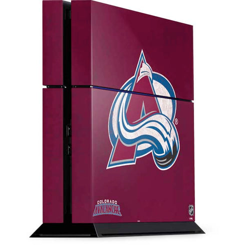 NHL Colorado Avalanche Distressed PlayStation PS4 Skins