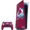 NHL Colorado Avalanche Distressed PlayStation PS5 Skins