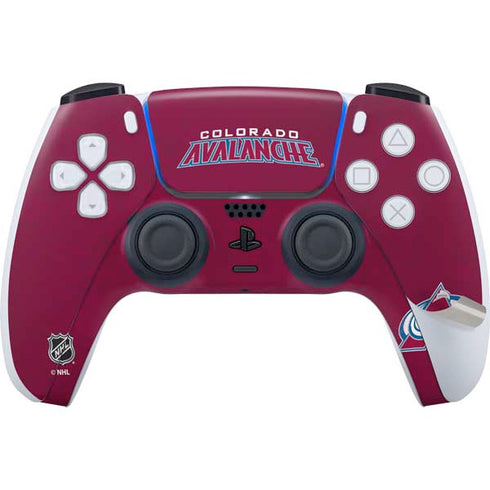 NHL Colorado Avalanche Distressed PS5 Pro Bundle Skin