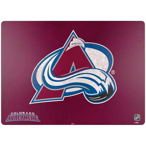 NHL Colorado Avalanche Distressed Surface Laptop 7 13.8in Skin