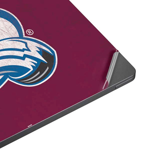 NHL Colorado Avalanche Distressed Surface Laptop 7 13.8in Skin