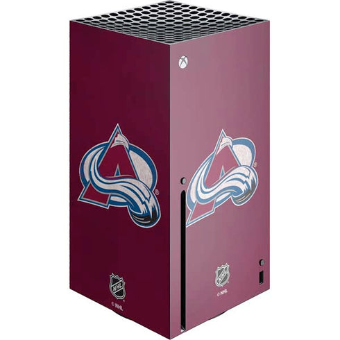 NHL Colorado Avalanche Distressed Xbox Series X Skins
