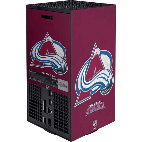 NHL Colorado Avalanche Distressed XBox Series X Digital Edition Bundle Skin