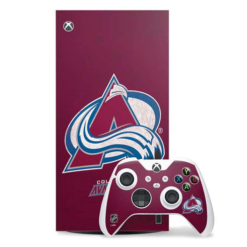 NHL Colorado Avalanche Distressed Xbox Series X Skins