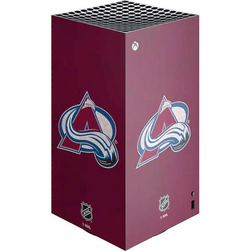 NHL Colorado Avalanche Distressed XBox Series X Digital Edition Console Skin