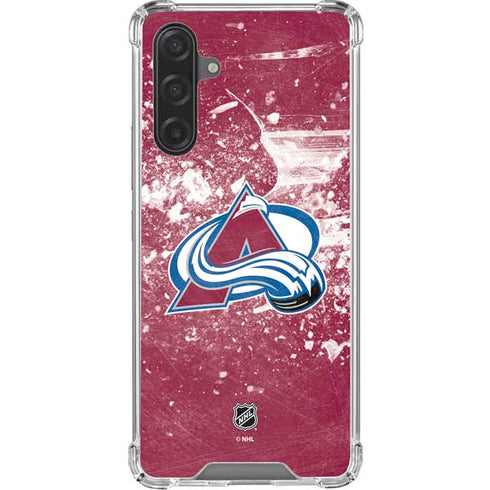 NHL Colorado Avalanche Frozen Galaxy A17 Clear Case