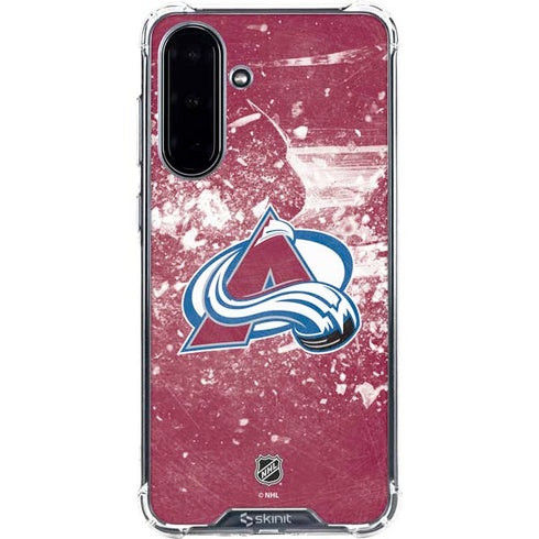 NHL Colorado Avalanche Frozen Galaxy A36 5G Clear Case