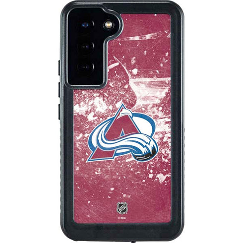 NHL Colorado Avalanche Frozen Galaxy S24 Plus Waterproof Case