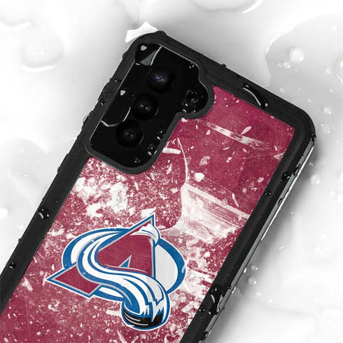 NHL Colorado Avalanche Frozen Galaxy S24 Plus Waterproof Case