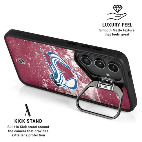 NHL Colorado Avalanche Frozen Galaxy S25 Ultra Kickstand Case