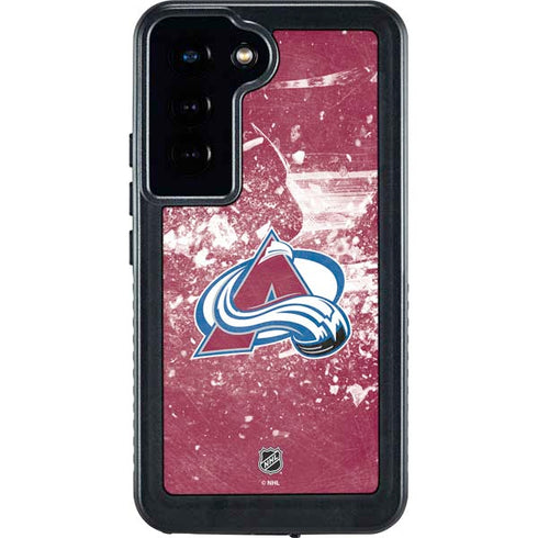 NHL Colorado Avalanche Frozen Galaxy S24 Waterproof Case