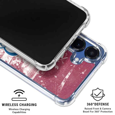 NHL Colorado Avalanche Frozen Galaxy S25 Plus Clear Case