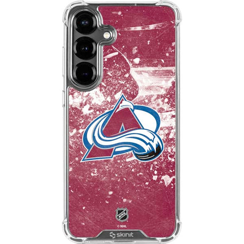 NHL Colorado Avalanche Frozen Galaxy S26 Plus Clear Case