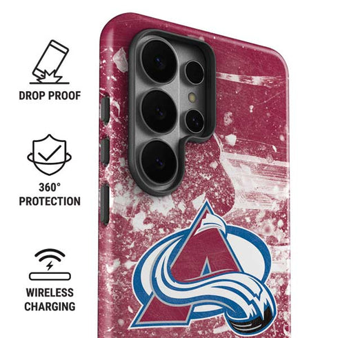 NHL Colorado Avalanche Frozen Galaxy S26 Ultra Impact Case