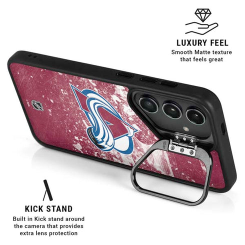 NHL Colorado Avalanche Frozen Galaxy S26 Ultra Kickstand Case