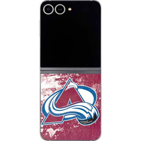 NHL Colorado Avalanche Frozen Galaxy Z Flip6 Skin